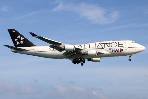 HS-TGW - 747-4D7 - Thai Airways International - HKT - 03-02-2012