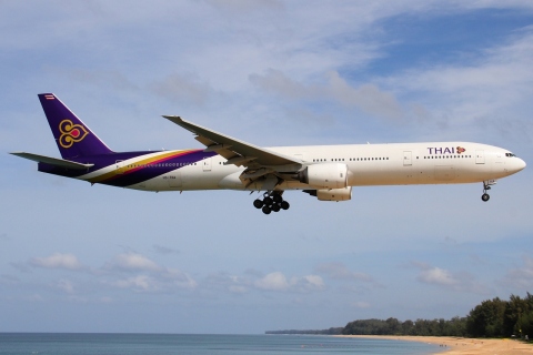 HS-TKA - 777-3D7 - Thai Airways International - HKT - 03-02-2012