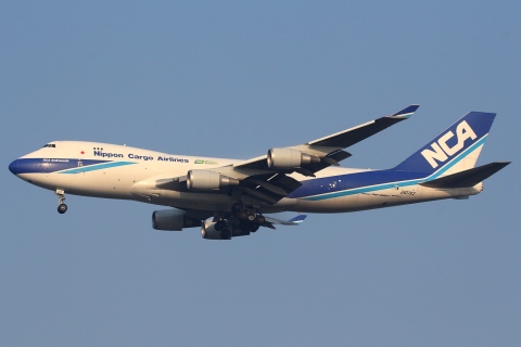 JA07KZ - 747-4KZF - Nippon Cargo Airlines - BKK - 25-01-2012