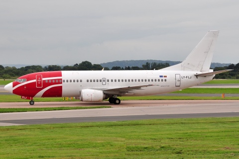 LY-FLJ - 737-3K2 - Small Planet Airlines - MAN - 24-08-2012