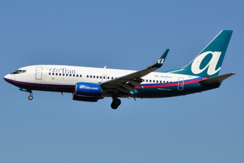 N149AT - 737-76N(WL) - AirTran Airways - LAX - 08-03-2012