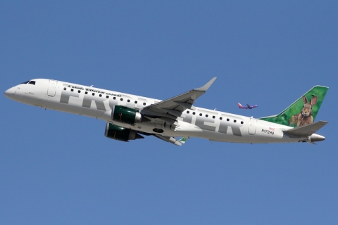 N172HQ - ERJ-190AR (ERJ-190-100 IGW) - Frontier - LAX - 04-03-2012