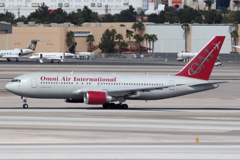 N225AX - 767-224(ER) - Omni Air International - LAS - 12-03-2012