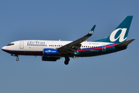 N353AT - 737-7BD(WL) - AirTran Airways - LAX - 09-03-2012