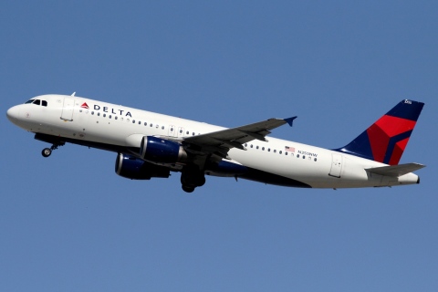 N355NW - A320-212 - Delta Air Lines - LAX - 04-03-2012