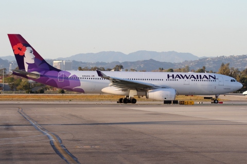 N384HA - A330-243 - Hawaiian Airlines - LAX - 04-03-2012