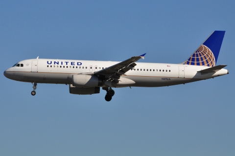 N411UA - A320-232 - United Airlines - LAX - 09-03-2012