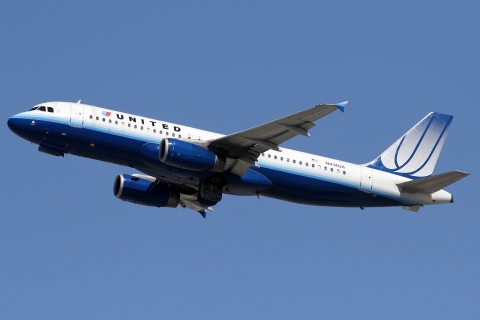 N414UA - A320-232 - United Airlines - LAX - 04-03-2012