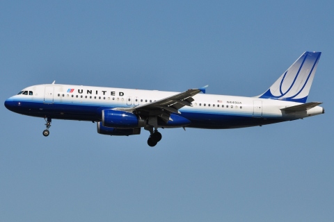N445UA - A320-232 - United Airlines - LAX - 08-03-2012
