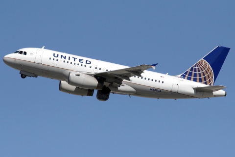 N484UA - A320-232 - United Airlines - LAX - 04-03-2012