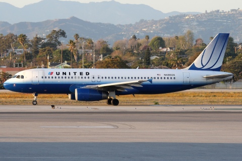 N486UA - A320-232 - United Airlines - LAX - 04-03-2012