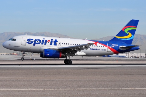 N504NK - A319-132 - Spirit Airlines - LAS - 05-03-2012