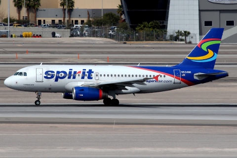 N534NK - A319-132 - Spirit Airlines - LAS - 12-03-2012