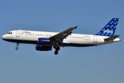 N558JB - A320-232 - JetBlue Airways - LAX - 09-03-2012
