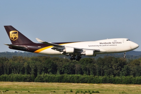 N581UP - 747-4R7F - United Parcel Service (UPS) - CGN - 01-08-2012