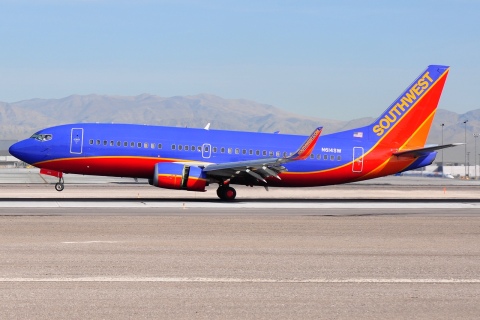 N614SW - 737-3H4(WL) - Southwest Airlines - LAS - 05-03-2012