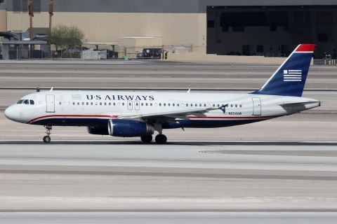 N654AW - A320-232 - US Airways - LAS - 12-03-2012