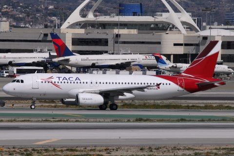 N681TA - A320-233 - TACA International Airlines - LAX - 04-03-2012