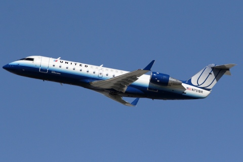N701BR - CRJ-200ER - United Express - LAX - 04-03-2012