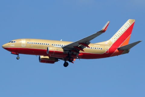 N714CB - 737-7H4(WL) - Southwest Airlines - LAX - 13-03-2012
