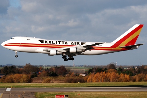 N748CK - 747-221F - Kalitta Air - LGG - 25-11-2012