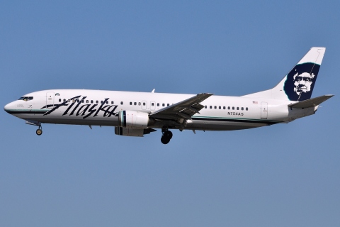 N754AS - 737-4Q8 - Alaska Airlines - LAX - 09-03-2012