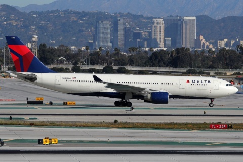 N856NW - A330-223 - Delta Air Lines - LAX - 04-03-2012