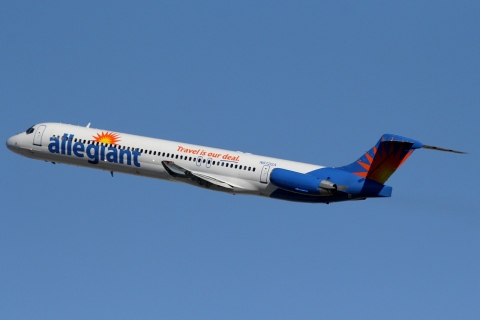 N872GA - MD-82 - Allegiant Air - LAX - 04-03-2012