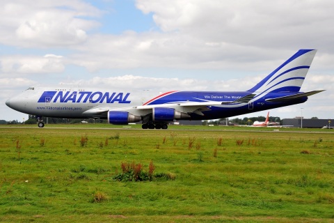N919CA - 747-428 - National Airlines - LGG - 01-09-2012