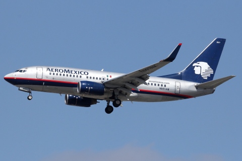 N997AM - 737-76Q(WL) - Aeromexico - LAX - 13-03-2012
