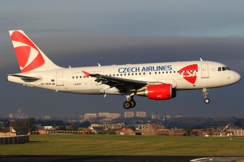 OK-NEM - A319-112 - CSA Czech Airlines - BRU - 27-10-2012