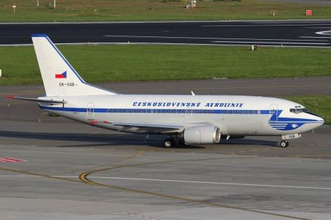 OK-XGB - 737-55S - CSA Czech Airlines - BRU - 09-08-2012