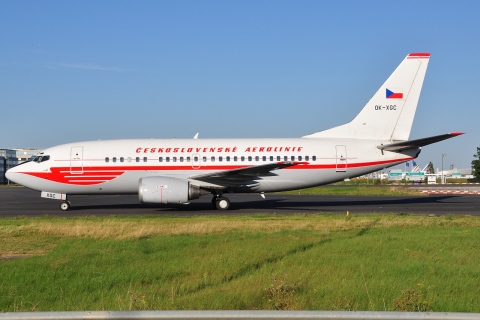 OK-XGC - 737-55S - CSA Czech Airlines - CDG - 10-08-2012b