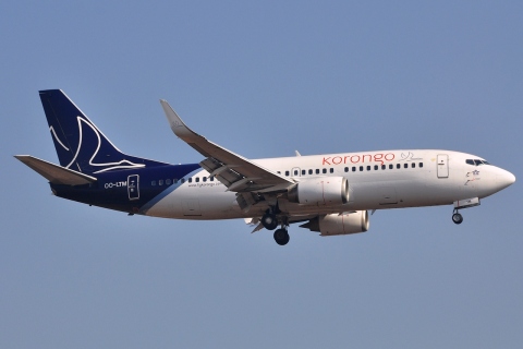 OO-LTM - 737-3M8 - Korongo Airlines - JNB - 31-05-2012