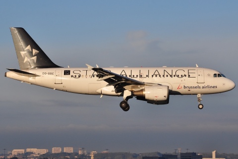 OO-SSC - A319-112 - Brussels Airlines - BRU - 27-10-2012