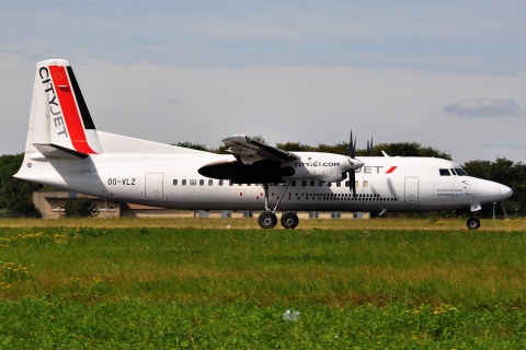 OO-VLZ - Fokker 50 - Cityjet - LUX - 02-09-2012