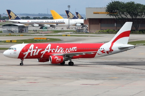 PK-AXR - A320-216 - Indonesia AirAsia - SIN - 31-01-2012