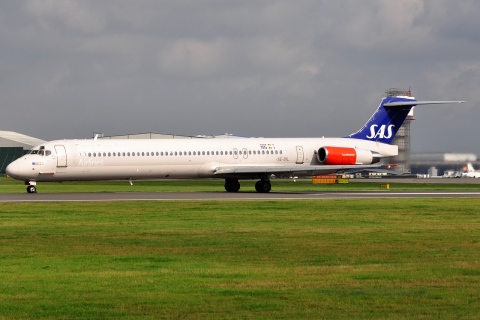 SE-DIL - MD-81 - SAS Scandinavian Airlines - MAN - 24-08-2012