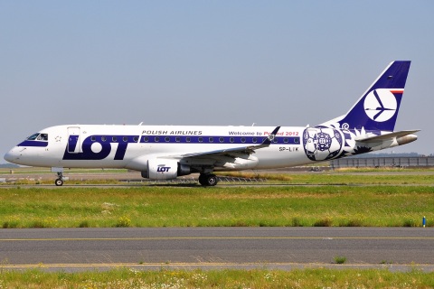 SP-LIK - ERJ-175LR (ERJ-170-200 LR) - LOT _ Polish Airlines - CDG - 10-08-2012