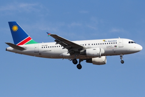 V5-ANK - A319-112 - Air Namibia - JNB - 27-05-2012