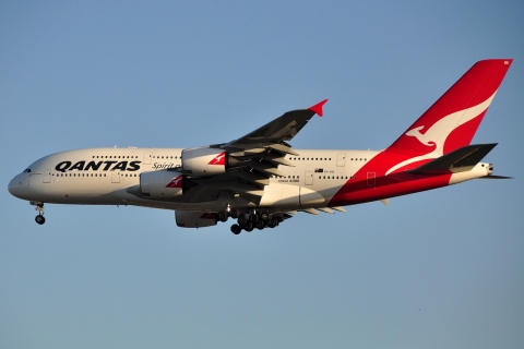 VH-OQE - A380-842 - Qantas - LAX - 08-03-2012