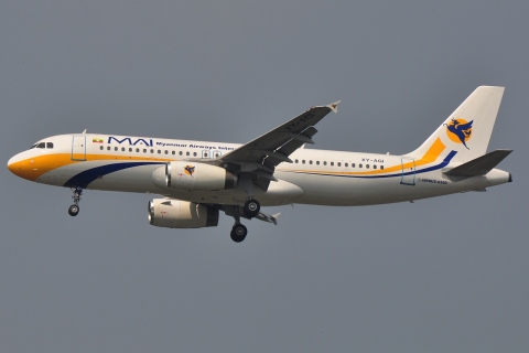 XY-AGI - A320-231 - Myanmar Airways International - BKK - 25-01-2012