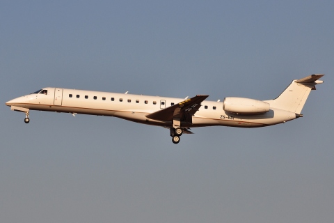 ZS-BBI - ERJ-145LR - Solenta Aviation - JNB - 25-05-2012
