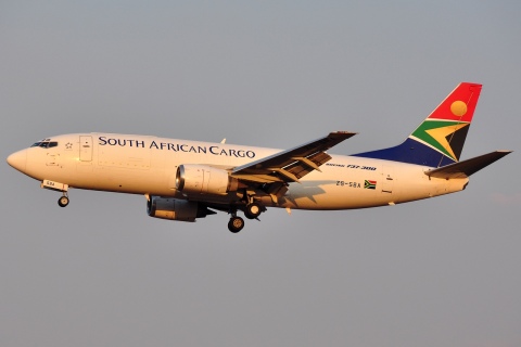 ZS-SBA - 737-3Y0 - South African Airways - JNB - 27-05-2012