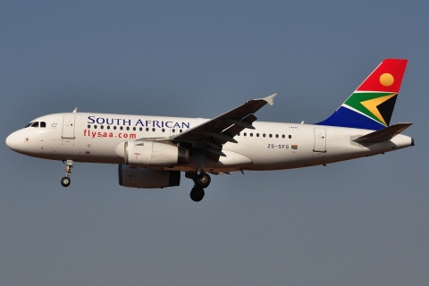 ZS-SFG - A319-131 - South African Airways - JNB - 25-05-2012b