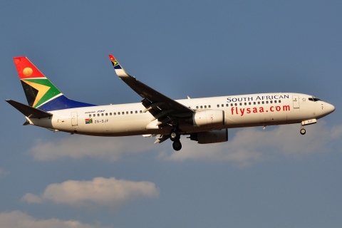 ZS-SJF - 737-85F(WL) - South African Airways - JNB - 30-05-2012