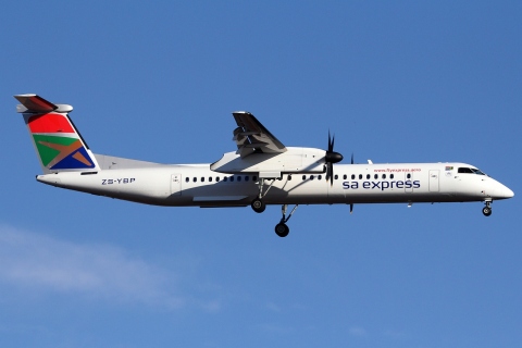 ZS-YBP - DHC-8-402 - South African Express Airways - JNB - 27-05-2012