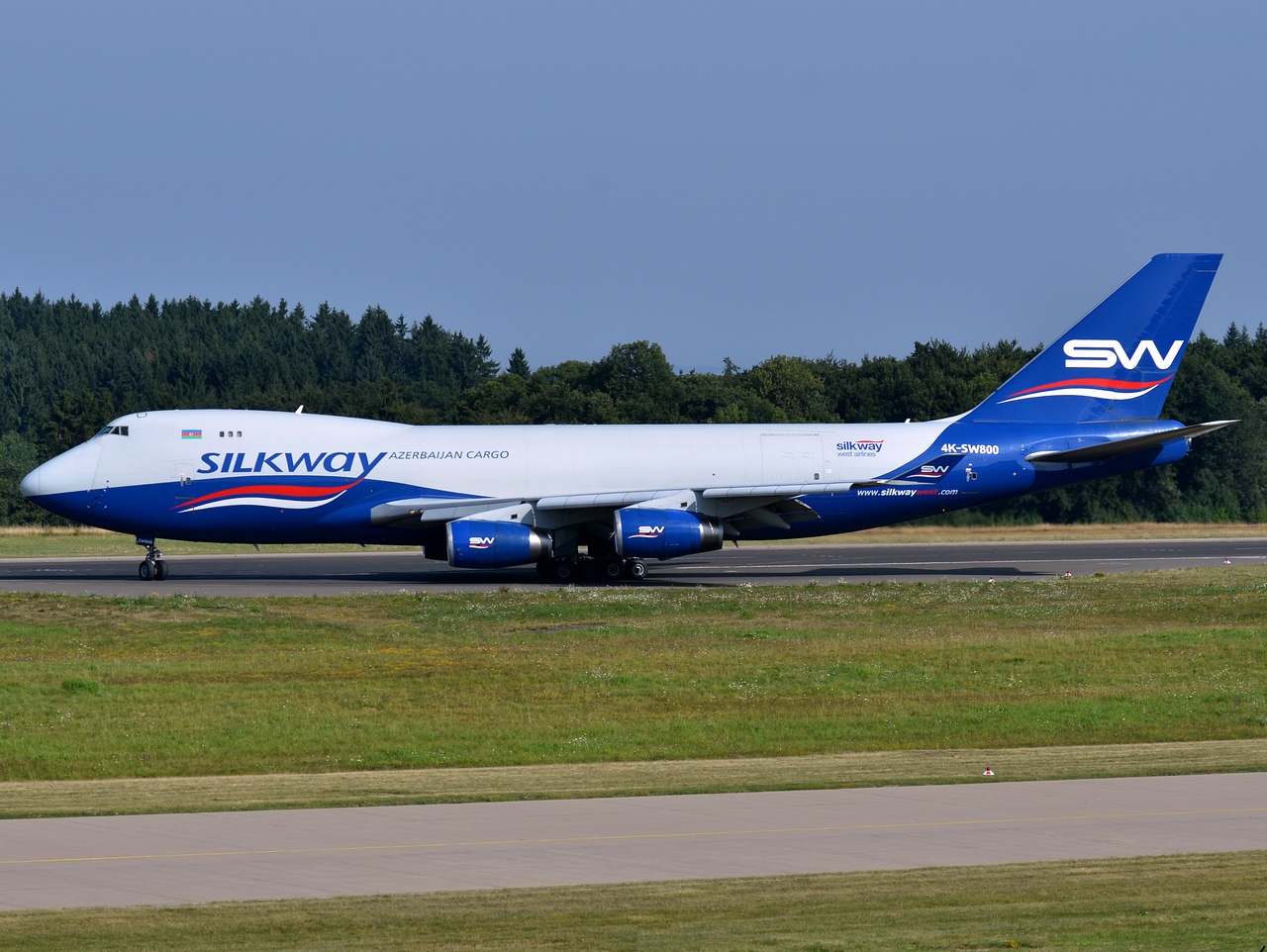 4K-SW800 - 747-4R7F - Silk Way Airlines - HHN - 22-08-2013b