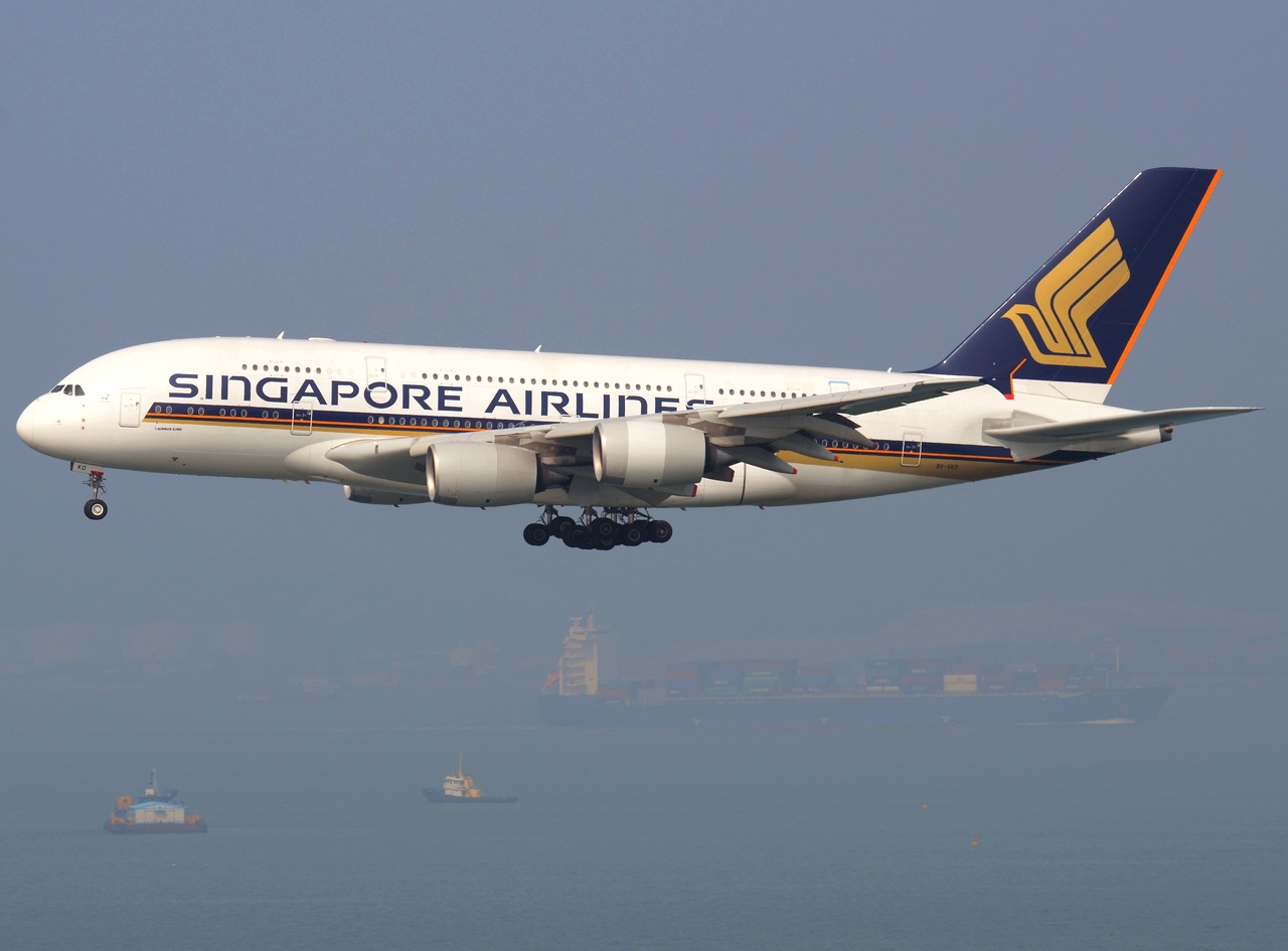 9V-SKD - A380-841 - Singapore Airlines - HKG - 23-01-2013