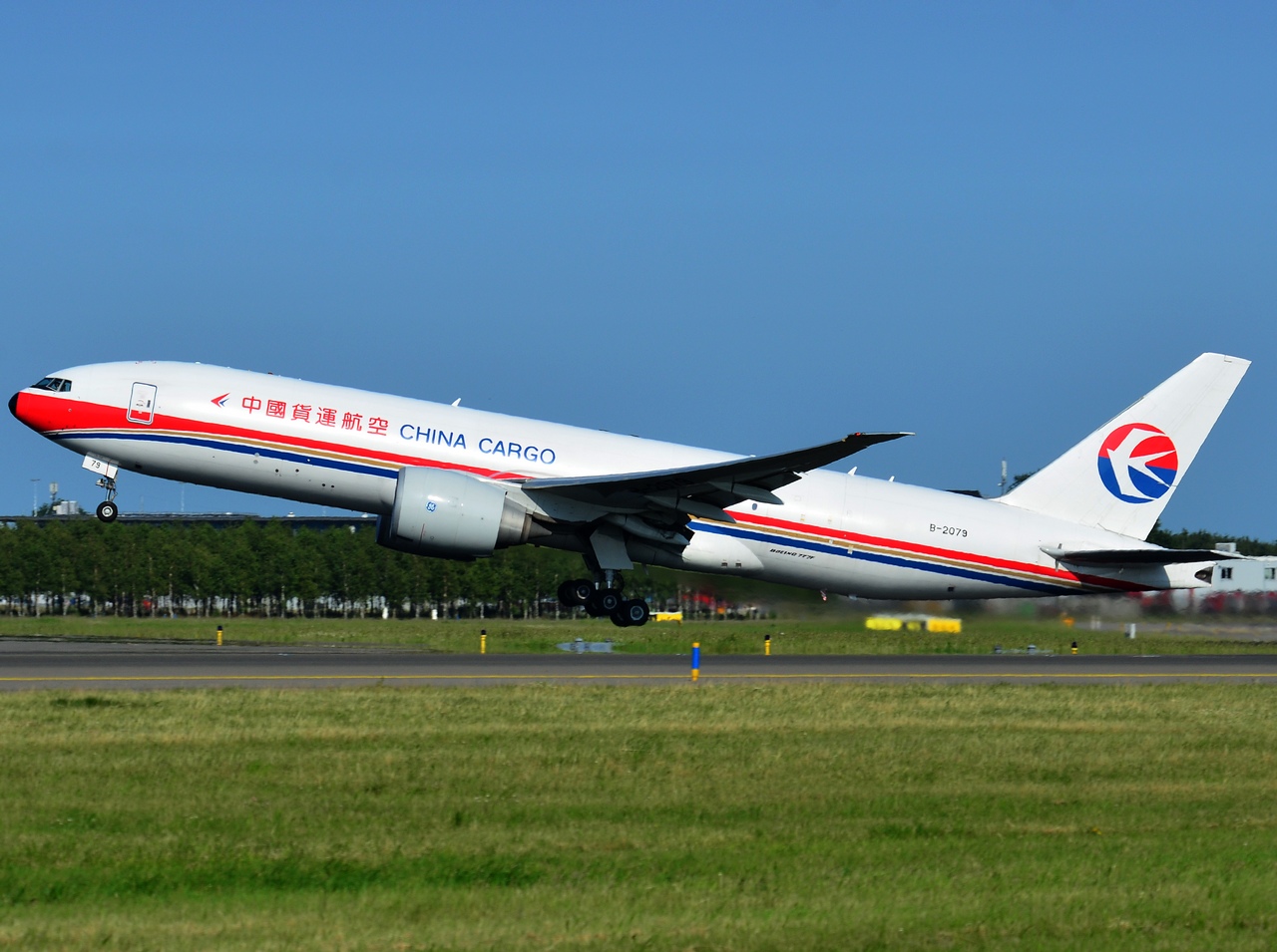 B-2079 - 777-F6N - China Cargo Airlines - AMS - 07-07-2013